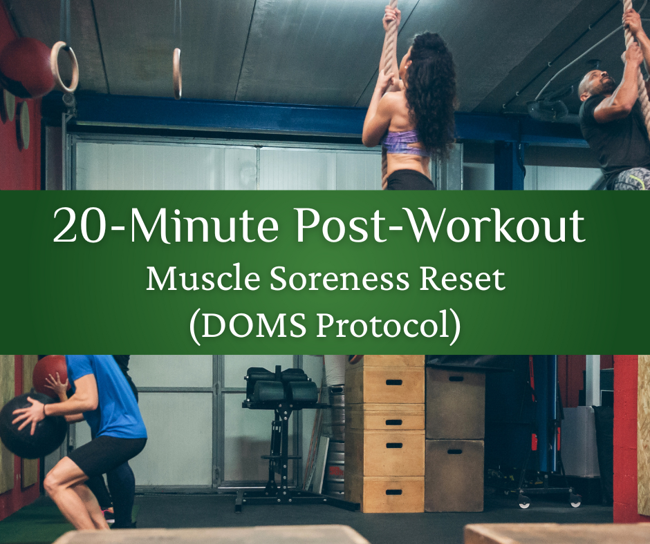 20-Minute Post-Workout Muscle Soreness Reset (DOMS Protocol) — BioMat + iTorus