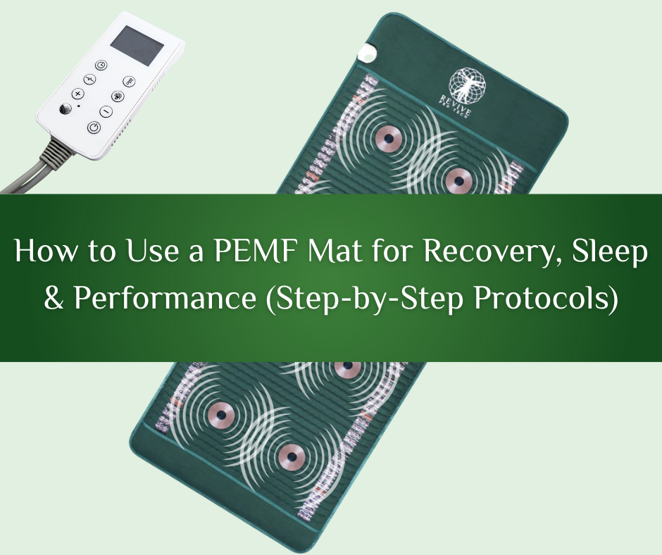 How to Use a PEMF Mat for Recovery, Sleep & Performance (Step-by-Step Protocols) featuring the Atlas Pro Bio Therapy Mat by Revive Pro Tech