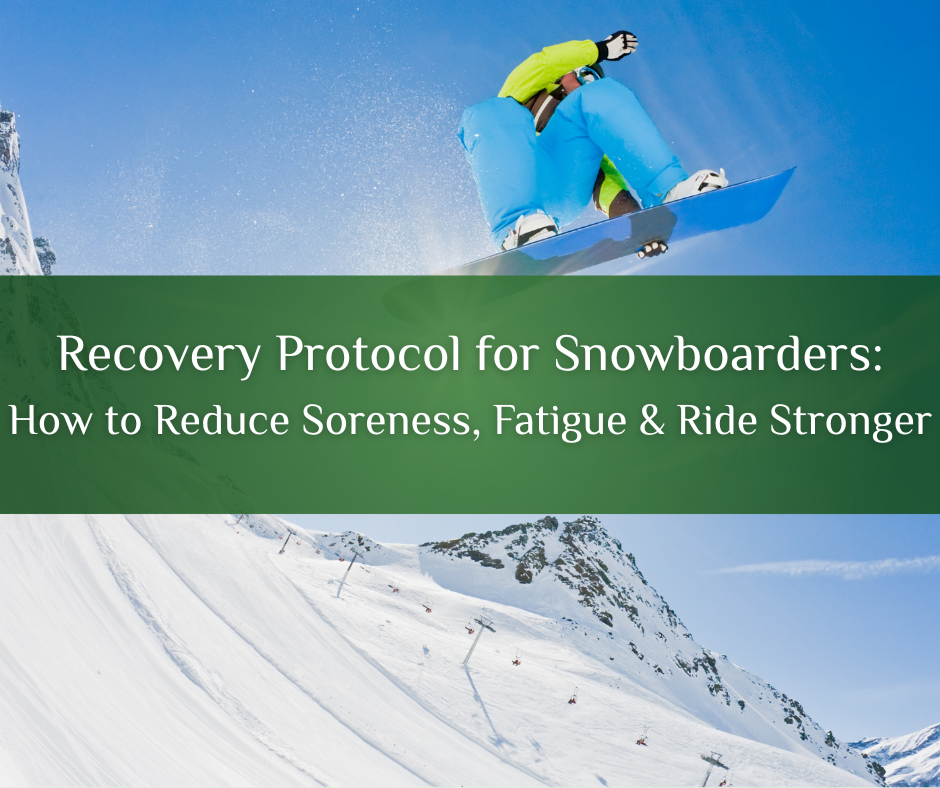 Recovery Protocol for Snowboarders: How to Reduce Soreness, Fatigue & Ride Stronger