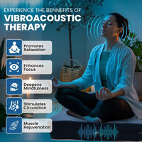 Thumbnail for Vibroacoustic Therapy Zafu Meditation Cushion with custom amplifier