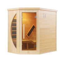 Thumbnail for 1 Person Far-infrared Light Therapy Recliner Sauna Room - Hemlock
