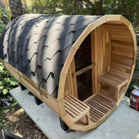 Thumbnail for Traditional Barrel Sauna - Premium Canadian Cedar Recovery System