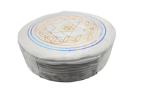 Thumbnail for Vibroacoustic Therapy Zafu Meditation Cushion with custom amplifier